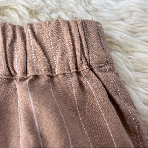 Workhall Long Cotton Striped Button Down Skirt Small - Picture 3 of 10